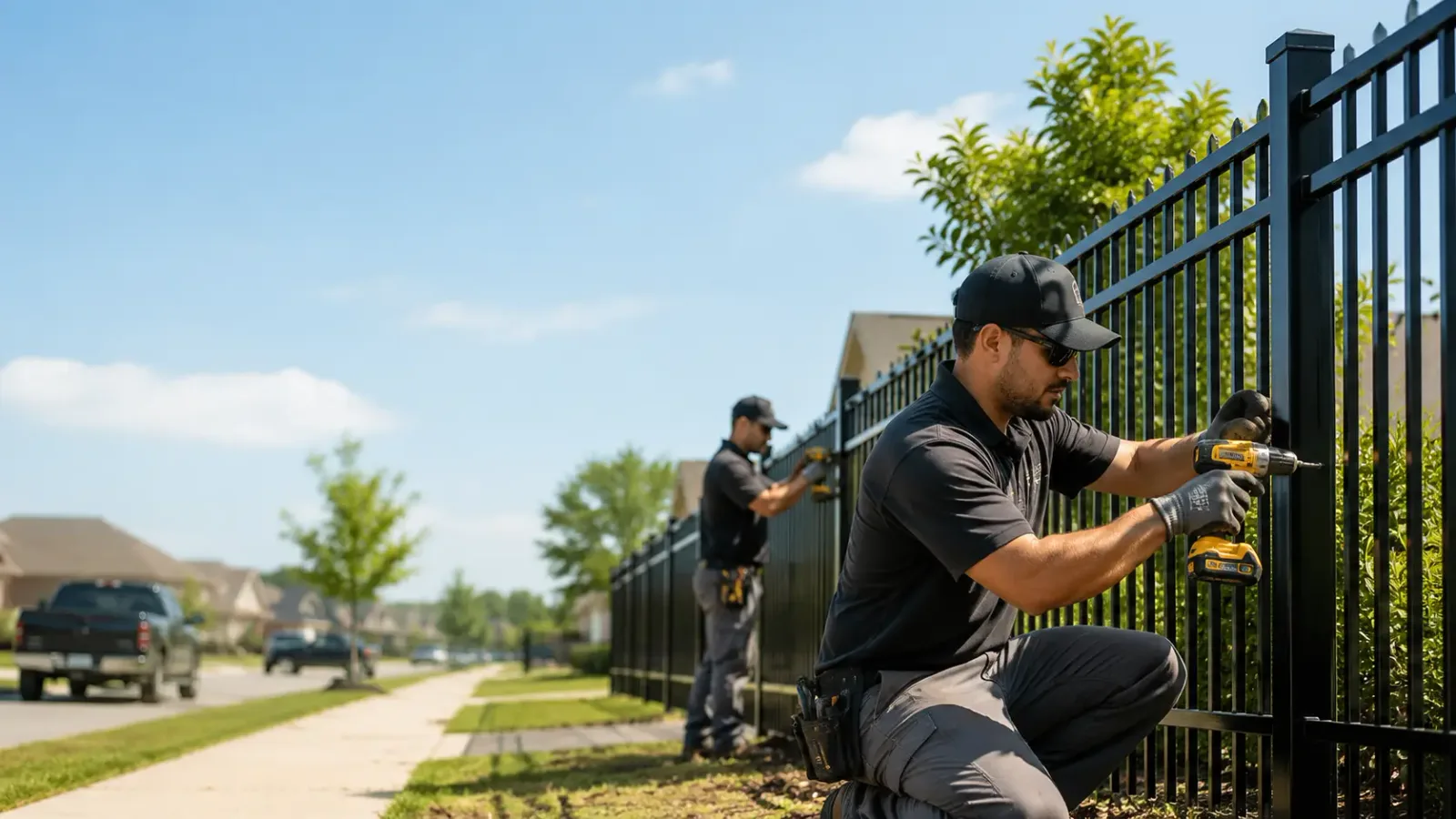 Metal Fence Installation in Clarksburg, IN